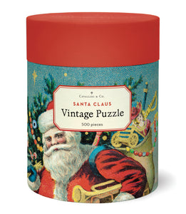 Cavallini 500 Pc Puzzle Christmas – Santa - Paperclassic & co.