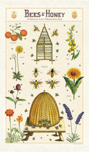 Cavallini Tea Towel – Bees & Honey - Paperclassic & co.